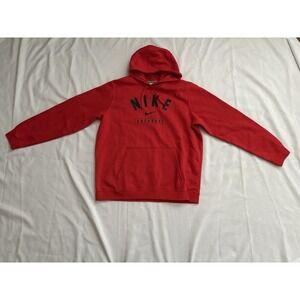 NEW Nike Lacrosse Pullover Hoodie M3177D Red Nike Hoodie Lacrosse Men's XLarge